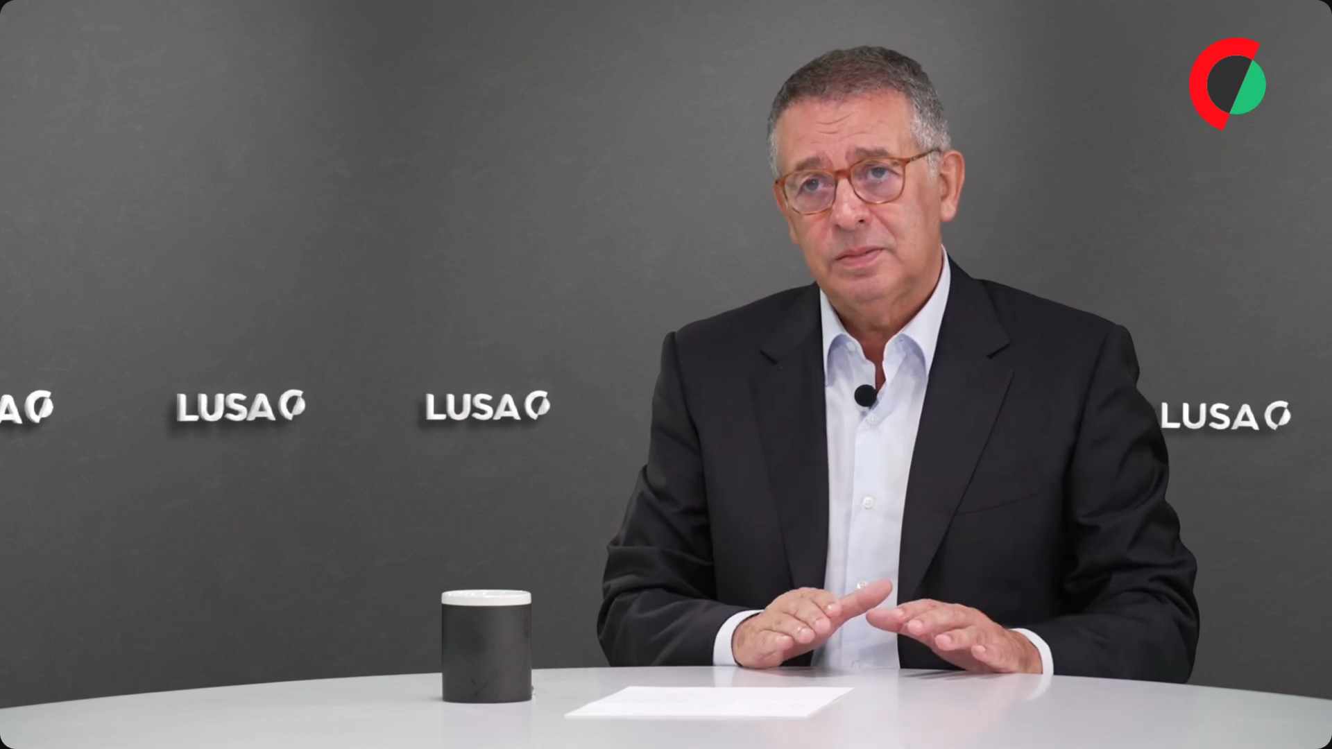 President António José Seguro during an interview with Lusa