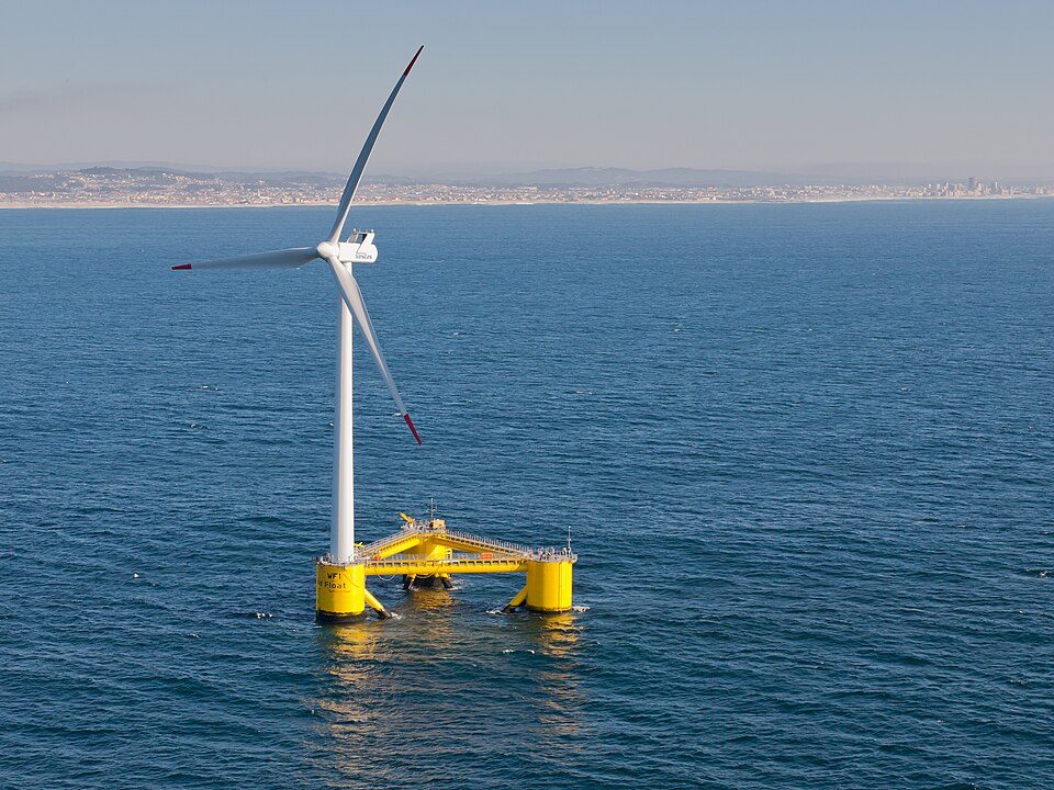 WindFloat Atlantic floating turbine off Viana do Castelo